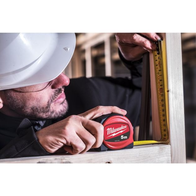 Рулетка MILWAUKEE SLIMLINE S5/25, 5 м, артикул 48227706, фото , изображение 2 | SNABZHENIE.com.ua Рулетка MILWAUKEE SLIMLINE S5/25, 5 м, артикул 48227706, фото , изображение 2 | SNABZHENIE.com.ua
