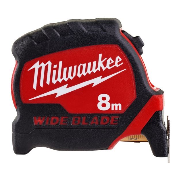 Рулетка метрична MILWAUKEE WIDE BLADE, 8м (33мм), фото  | SNABZHENIE.com.ua