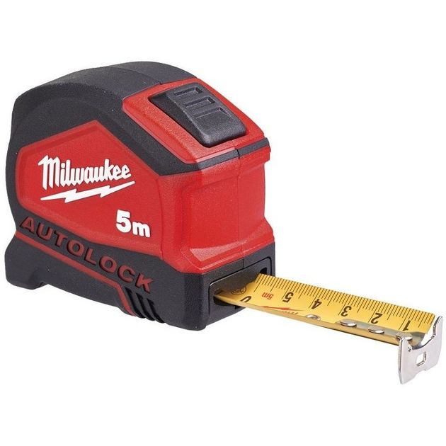 Рулетка метрична AUTOLOCK MILWAUKEE, 5м (25мм), фото , зображення 3 | SNABZHENIE.com.ua Рулетка метрична AUTOLOCK MILWAUKEE, 5м (25мм), фото , зображення 3 | SNABZHENIE.com.ua