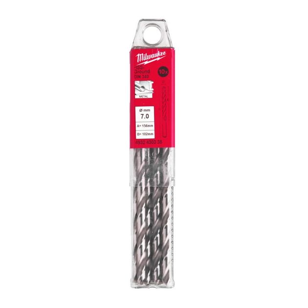 Сверло по металлу HSS-G MILWAUKEE DIN 340, 5,0x132мм, 10шт, фото  | SNABZHENIE.com.ua