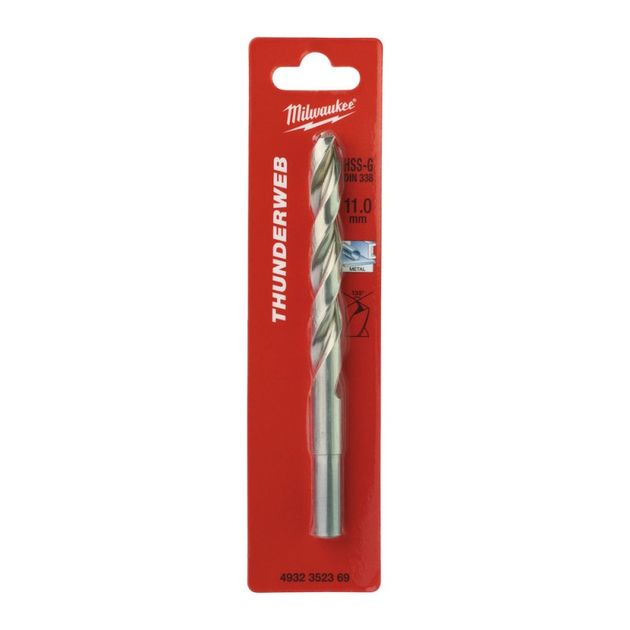 Сверло по металлу HSS-G MILWAUKEE DIN338 11,0x142мм, фото  | SNABZHENIE.com.ua