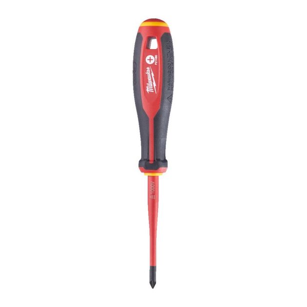 Викрутка VDE диэлектрическая MILWAUKEE PZ/SL 2x100 мм, фото  | SNABZHENIE.com.ua