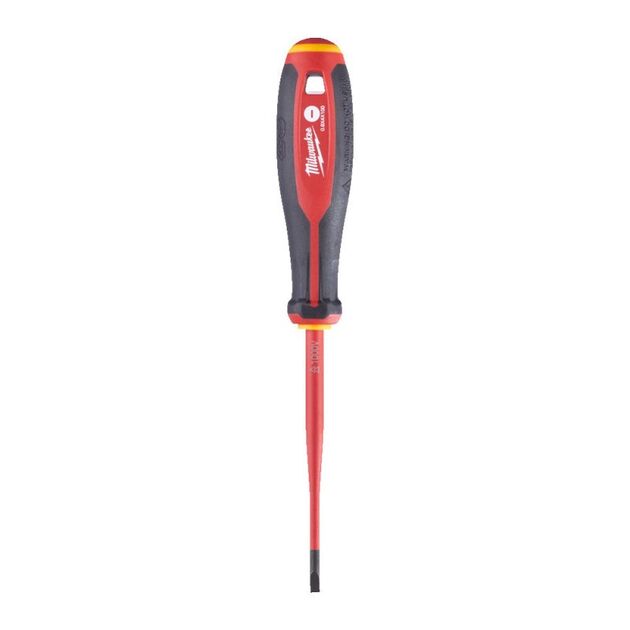 Викрутка VDE диэлектрическая MILWAUKEE SL 0,8х4,0х100мм, фото  | SNABZHENIE.com.ua