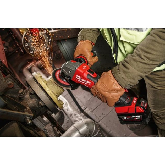 Углошліфувальна машина MILWAUKEE 125 мм M18 FSAGV125XPDB-0X FUEL 4933478437, фото , зображення 9 | SNABZHENIE.com.ua Углошліфувальна машина MILWAUKEE 125 мм M18 FSAGV125XPDB-0X FUEL 4933478437, фото , зображення 9 | SNABZHENIE.com.ua