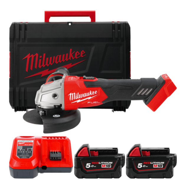 Углошлифовальная машина MILWAUKEE M18 FSAG125XB-502X 125 мм FUEL, фото  | SNABZHENIE.com.ua