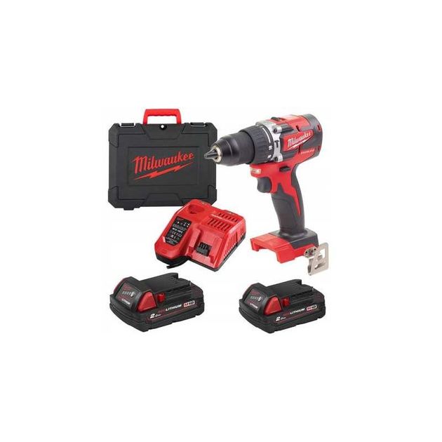 Бесщеточная ударная дрель Milwaukee M18 CBLPD-202C, 60 Нм, фото , изображение 2 | SNABZHENIE.com.ua Бесщеточная ударная дрель Milwaukee M18 CBLPD-202C, 60 Нм, фото , изображение 2 | SNABZHENIE.com.ua