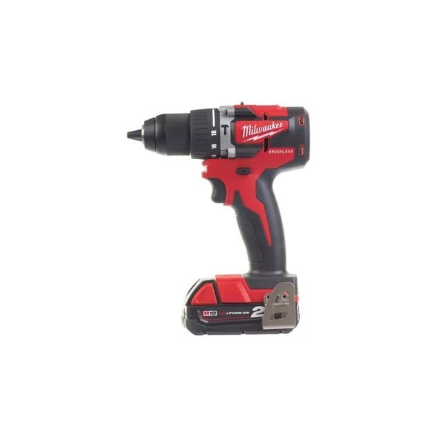 Бесщеточная ударная дрель Milwaukee M18 CBLPD-202C, 60 Нм, фото , изображение 3 | SNABZHENIE.com.ua Бесщеточная ударная дрель Milwaukee M18 CBLPD-202C, 60 Нм, фото , изображение 3 | SNABZHENIE.com.ua