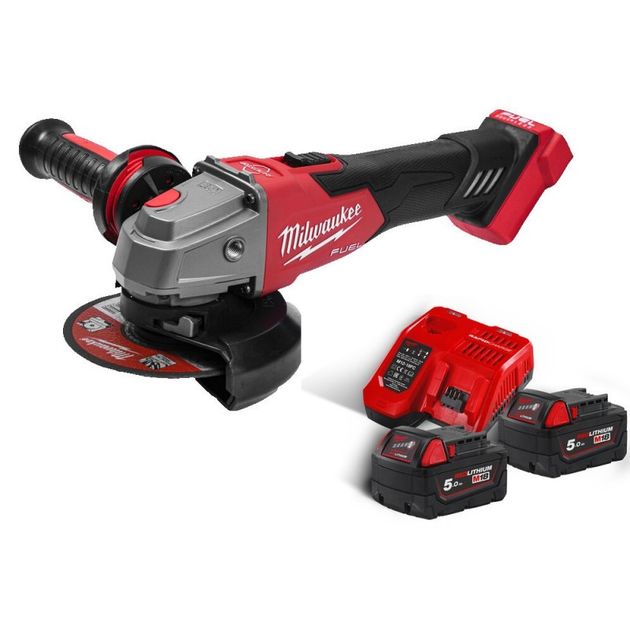 Углошліфувальна машина MILWAUKEE 125 мм M18 FSAG125XB-502X FUEL 4933478430, фото , зображення 3 | SNABZHENIE.com.ua Углошліфувальна машина MILWAUKEE 125 мм M18 FSAG125XB-502X FUEL 4933478430, фото , зображення 3 | SNABZHENIE.com.ua