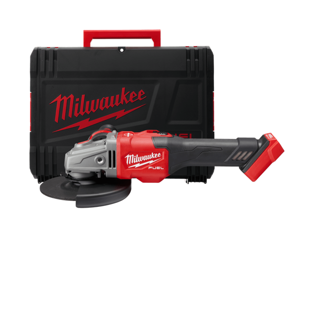 Углошліфувальна машина MILWAUKEE 125 мм M18 FHSAG125 FUEL з гальмом та повзунковим вимикачем, фото  | SNABZHENIE.com.ua