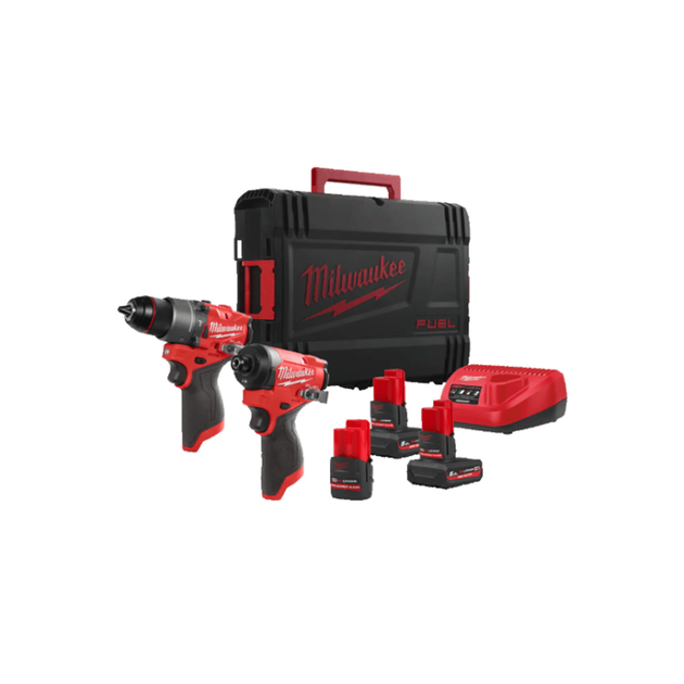 Набор аккумуляторных инструментов Milwaukee M12 FPP2A2-5253X, фото  | SNABZHENIE.com.ua