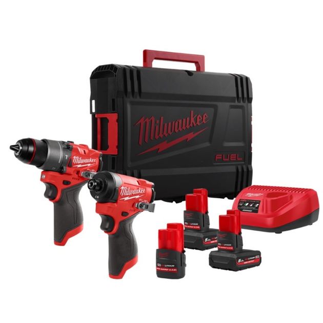 Набор аккумуляторных инструментов Milwaukee M12 FPP2A2-5253X, фото , изображение 2 | SNABZHENIE.com.ua Набор аккумуляторных инструментов Milwaukee M12 FPP2A2-5253X, фото , изображение 2 | SNABZHENIE.com.ua