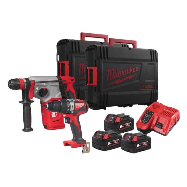 Набор аккумуляторных инструментов MILWAUKEE M18 BLPP2C2-503X, фото  | SNABZHENIE.com.ua