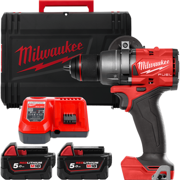 Дрель-шуруповерт аккумуляторная M18 FDD3-502X, 158 Нм, MILWAUKEE, фото  | SNABZHENIE.com.ua