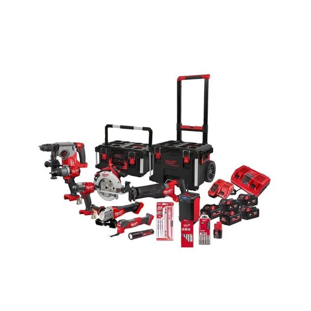 Комбинированный набор Milwaukee M18 FPP9A-556P M18 FUEL™, фото , изображение 3 | SNABZHENIE.com.ua Комбинированный набор Milwaukee M18 FPP9A-556P M18 FUEL™, фото , изображение 3 | SNABZHENIE.com.ua