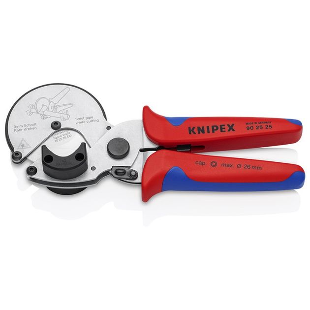 Труборез KNIPEX для композитных и пластиковых труб 90 25 25, фото  | SNABZHENIE.com.ua