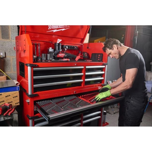 Ящик для инструментов 46/117 с 6 полками (1 шт), фото , изображение 4 | SNABZHENIE.com.ua