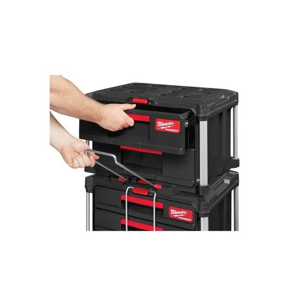 Ящик з 2-ма висувними відсіками MILWAUKEE PACKOUT DRAWER BOX 4932472129, фото , зображення 4 | SNABZHENIE.com.ua Ящик з 2-ма висувними відсіками MILWAUKEE PACKOUT DRAWER BOX 4932472129, фото , зображення 4 | SNABZHENIE.com.ua