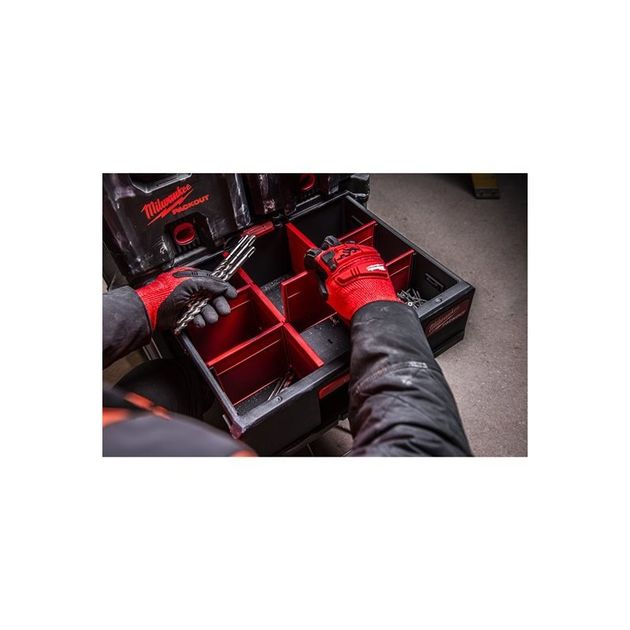 Ящик з 2-ма висувними відсіками MILWAUKEE PACKOUT DRAWER BOX 4932472129, фото , зображення 6 | SNABZHENIE.com.ua Ящик з 2-ма висувними відсіками MILWAUKEE PACKOUT DRAWER BOX 4932472129, фото , зображення 6 | SNABZHENIE.com.ua