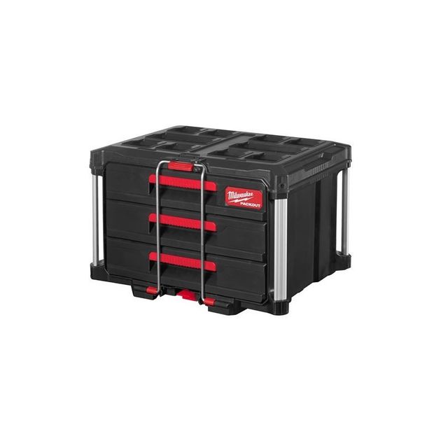 Ящик с тремя выдвижными отсеками MILWAUKEE PACKOUT 4932472130, фото  | SNABZHENIE.com.ua