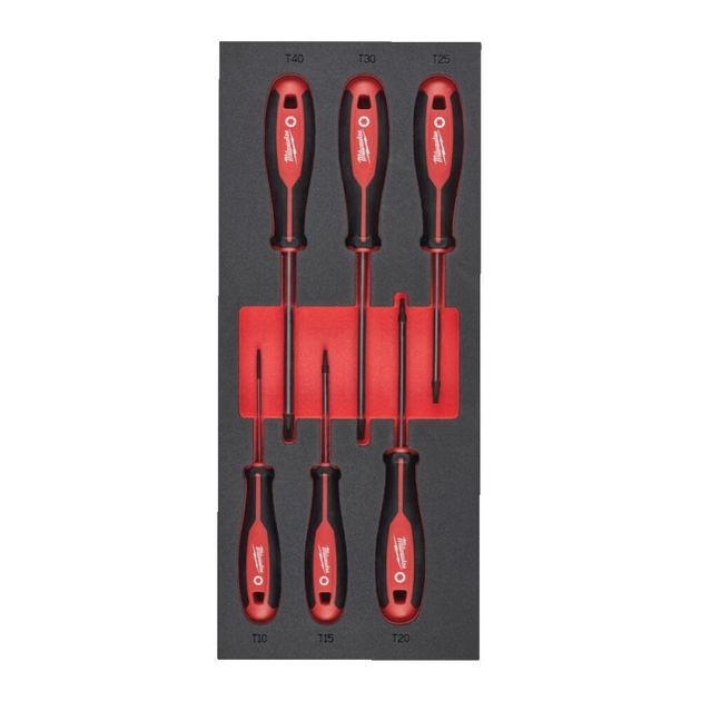 Ложемент для тележки с отвертками TORX T10-T30 (5 шт.), фото  | SNABZHENIE.com.ua