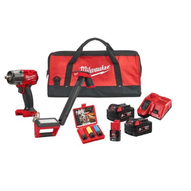 Набор аккумуляторных инструментов Milwaukee M18 FPP2BH-523BEU FUEL, фото  | SNABZHENIE.com.ua
