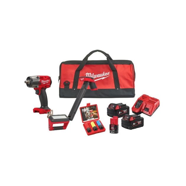 Набор аккумуляторных инструментов Milwaukee M18 FPP2BH-523BEU FUEL, фото , изображение 2 | SNABZHENIE.com.ua Набор аккумуляторных инструментов Milwaukee M18 FPP2BH-523BEU FUEL, фото , изображение 2 | SNABZHENIE.com.ua
