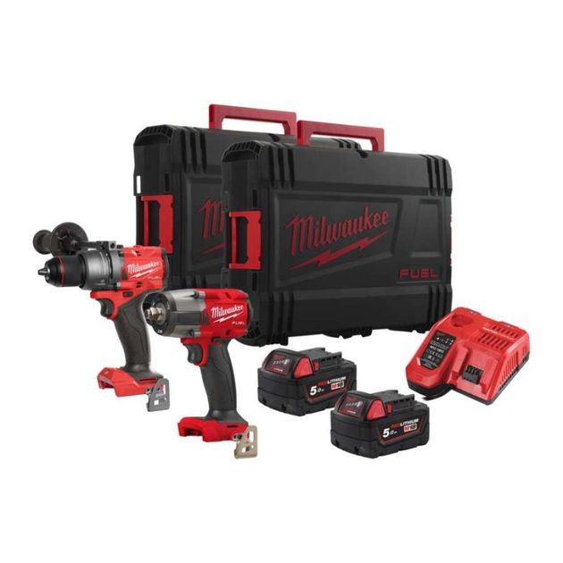 Набор аккумуляторных инструментов Milwaukee M18FPP2F3-502X, фото  | SNABZHENIE.com.ua