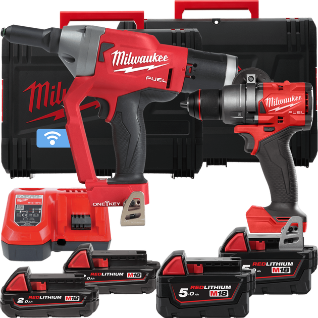 Набор аккумуляторных инструментов Milwaukee M18 FPP2G3-524XEU FUEL, фото  | SNABZHENIE.com.ua
