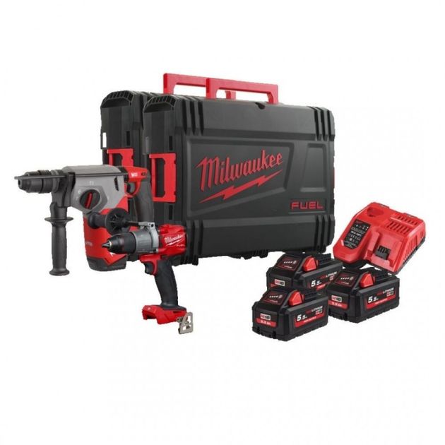 Набор аккумуляторных инструментов Milwaukee M18 FPP2PA-553X, фото  | SNABZHENIE.com.ua