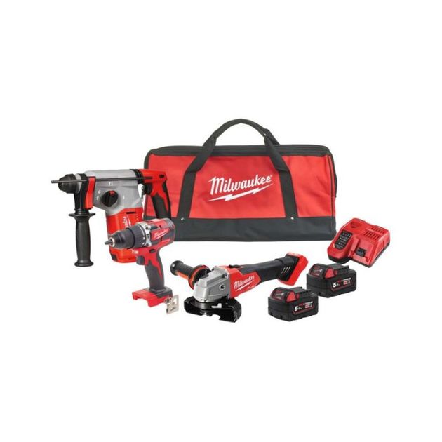 Набор инструментов Milwaukee M18FPP3Q-502B, 4933492517, фото  | SNABZHENIE.com.ua