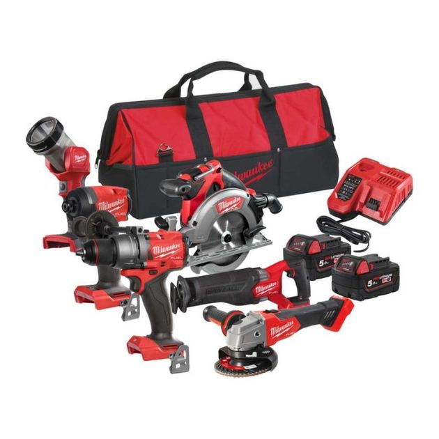 Набор аккумуляторных инструментов Milwaukee M18FPP6E3-502B, фото  | SNABZHENIE.com.ua