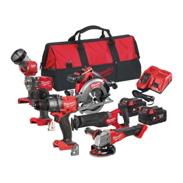 Набор аккумуляторных инструментов Milwaukee M18FPP6F3-502B, фото  | SNABZHENIE.com.ua