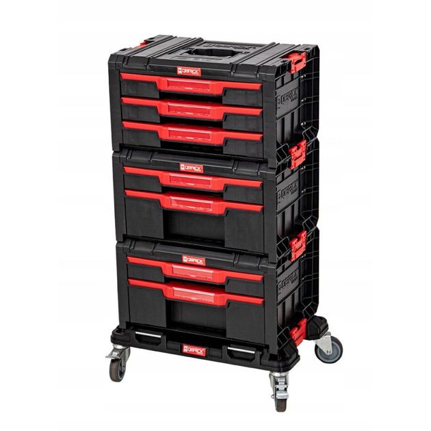 Ящики QBRICK SYSTEM PRO SET, мобильный шкаф, 525 x 345 x 885 мм, фото  | SNABZHENIE.com.ua