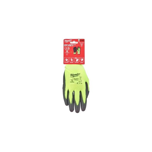 Перчатки Hi-Vis XL/10, уровень порезоустойчивости 1, 12 пар в упаковке, фото , изображение 3 | SNABZHENIE.com.ua