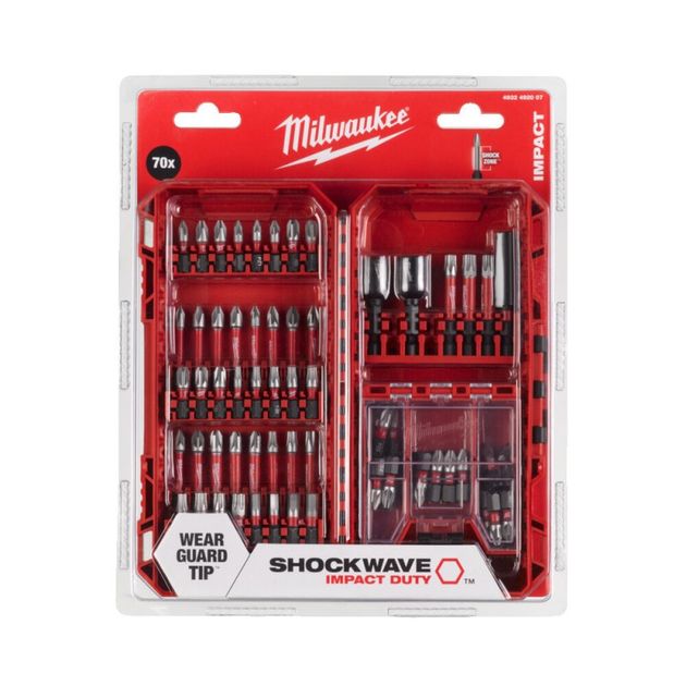 Набор бит Milwaukee SHOCKWAVE PZ XL (70 шт), фото , изображение 3 | SNABZHENIE.com.ua Набор бит Milwaukee SHOCKWAVE PZ XL (70 шт), фото , изображение 3 | SNABZHENIE.com.ua