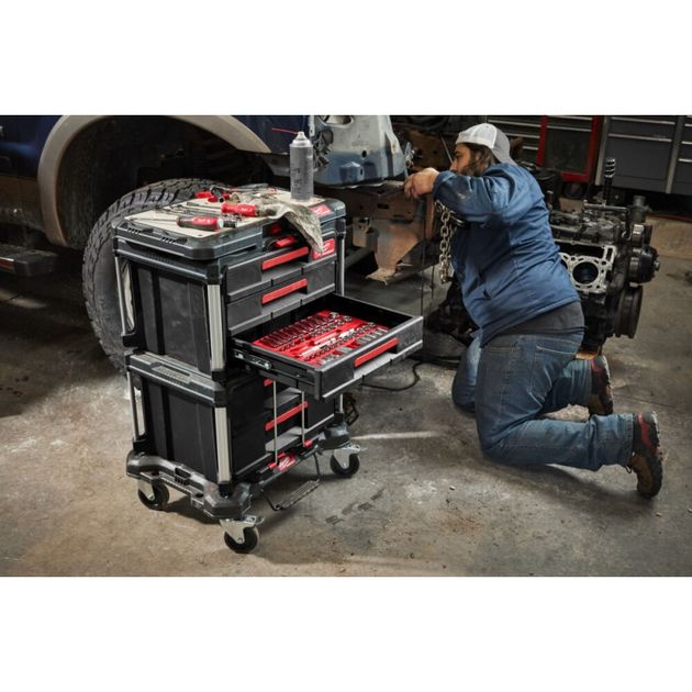 Ящики для инструментов Milwaukee Packout 4932492892, фото , изображение 3 | SNABZHENIE.com.ua Ящики для инструментов Milwaukee Packout 4932492892, фото , изображение 3 | SNABZHENIE.com.ua