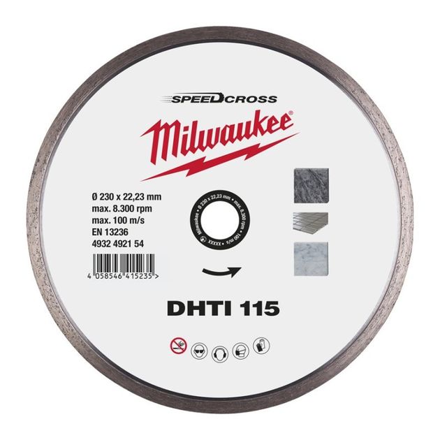 Алмазный диск SPEEDCROSS DHTI 115 мм для плитки MILWAUKEE, фото  | SNABZHENIE.com.ua