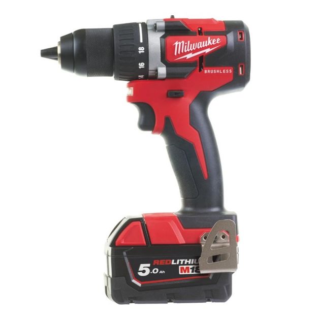 Аккумуляторная бесщёточная дрель-шуруповёрт MILWAUKEE M18 CBLDD-502C, фото , изображение 3 | SNABZHENIE.com.ua