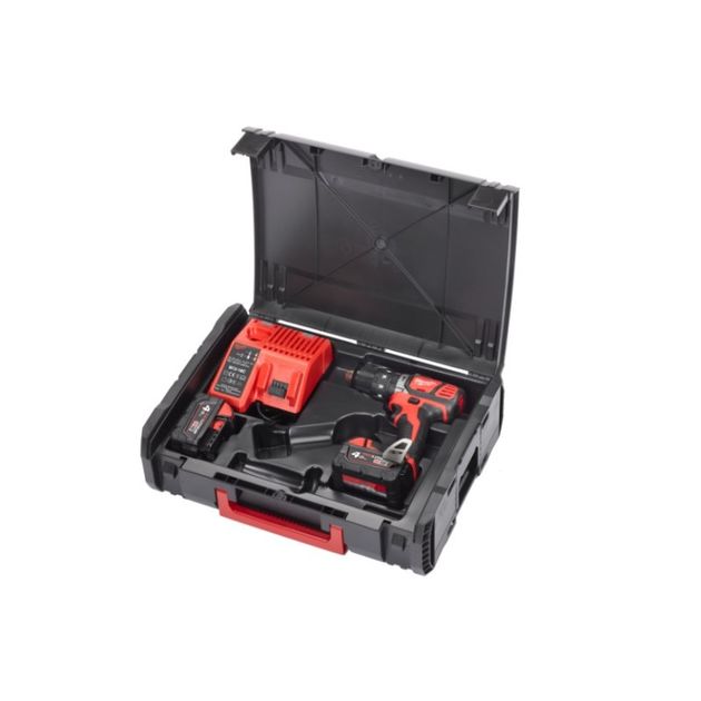 Дрель-шуруповерт акумуляторна ударна M18BPD-402X крут момент 60Нм MILWAUKEE, фото , зображення 2 | SNABZHENIE.com.ua