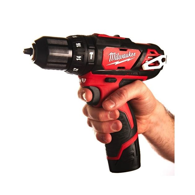 Дрель-шуруповерт акумуляторний ударний M12 BPD-202X крут. момент 30 MILWAUKEE, фото , зображення 10 | SNABZHENIE.com.ua