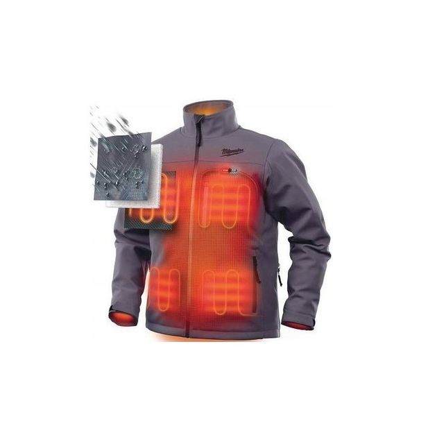 Куртка с подогревом XL MILWAUKEE M12 HJGREY5-201 с аккумулятором, фото , изображение 9 | SNABZHENIE.com.ua Куртка с подогревом XL MILWAUKEE M12 HJGREY5-201 с аккумулятором, фото , изображение 9 | SNABZHENIE.com.ua