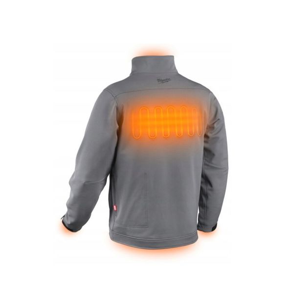 Куртка с подогревом XXXL MILWAUKEE M12 HJGREY5-201 + з/у + аккум., фото , изображение 4 | SNABZHENIE.com.ua Куртка с подогревом XXXL MILWAUKEE M12 HJGREY5-201 + з/у + аккум., фото , изображение 4 | SNABZHENIE.com.ua