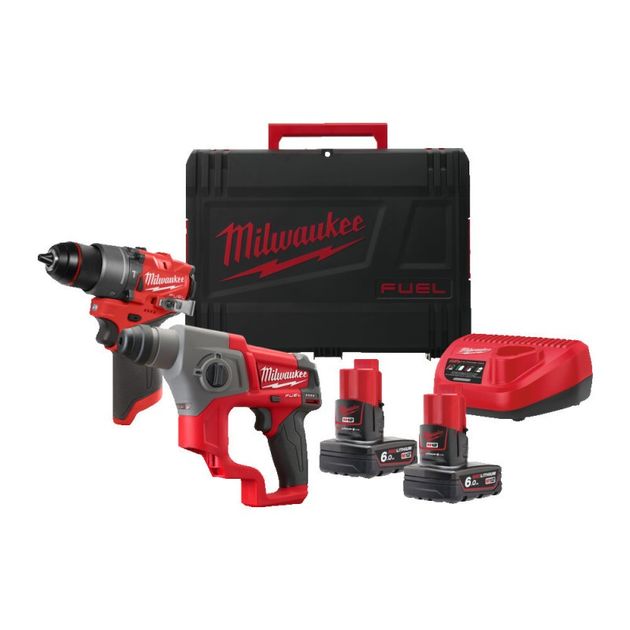Набор аккумуляторных инструментов MILWAUKEE M12 FPP2F2-602X, фото  | SNABZHENIE.com.ua