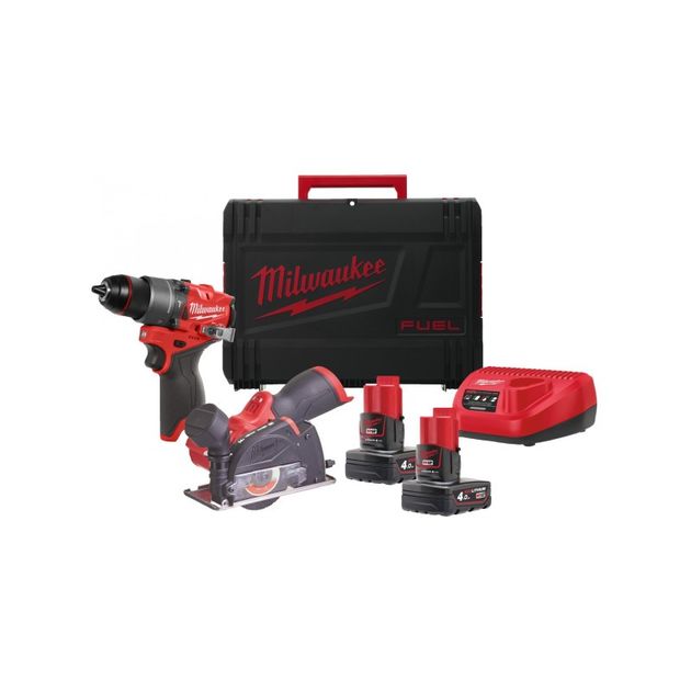 Набор аккумуляторных инструментов MILWAUKEE M12FPP2G2-402X, фото  | SNABZHENIE.com.ua