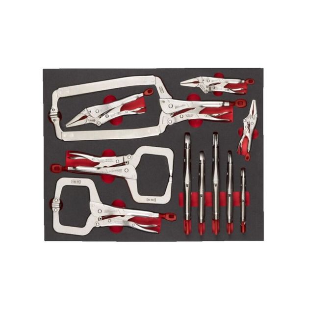 Набор инструментов MILWAUKEE 11 ед. в ложементе (плоскогубцы), фото , изображение 2 | SNABZHENIE.com.ua Набор инструментов MILWAUKEE 11 ед. в ложементе (плоскогубцы), фото , изображение 2 | SNABZHENIE.com.ua