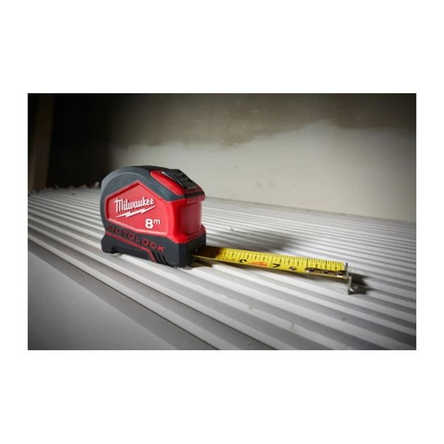 Рулетка з автоблокуванням 8 м - 26 ft MILWAUKEE, фото , зображення 3 | SNABZHENIE.com.ua Рулетка з автоблокуванням 8 м - 26 ft MILWAUKEE, фото , зображення 3 | SNABZHENIE.com.ua