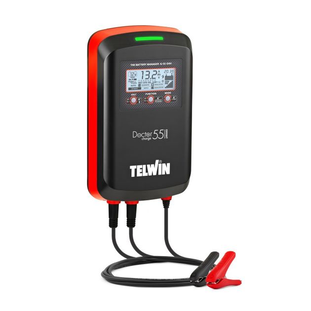 Зарядний пристрій Telwin DOCTOR CHARGE 55 CONNECT 230V 6V/12V/24V, фото  | SNABZHENIE.com.ua