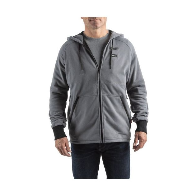 Толстовка с подогревом M12 HHGREY4-0 (XL), серая, фото , изображение 2 | SNABZHENIE.com.ua Толстовка с подогревом M12 HHGREY4-0 (XL), серая, фото , изображение 2 | SNABZHENIE.com.ua