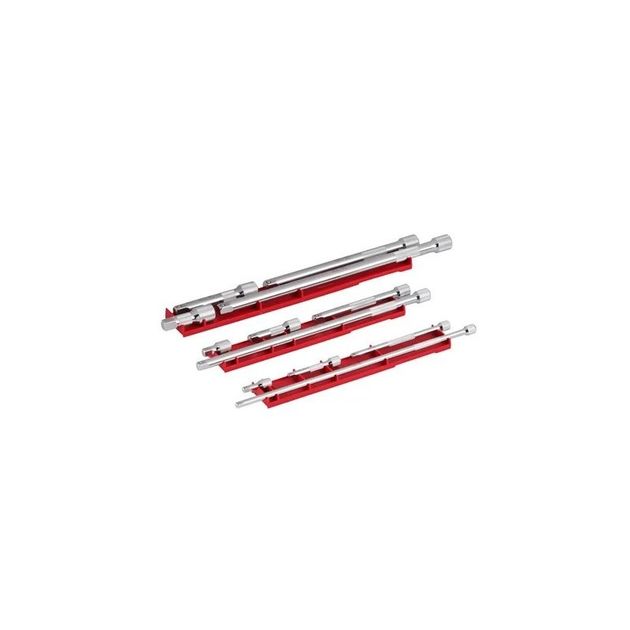 Набор удлинителей 1/4" (38, 76, 152, 356 мм) MILWAUKEE 4932480637, фото  | SNABZHENIE.com.ua