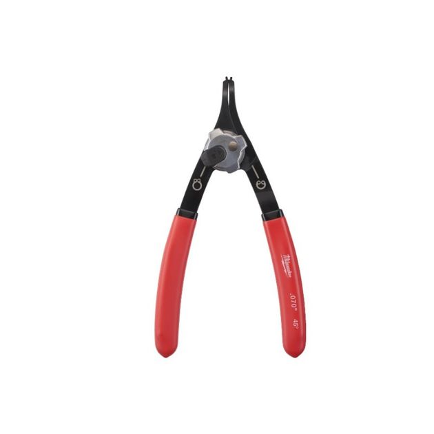 Клещи для стопорных колец 45° LARGE CIRCLIP PLIER MILWAUKEE, фото  | SNABZHENIE.com.ua